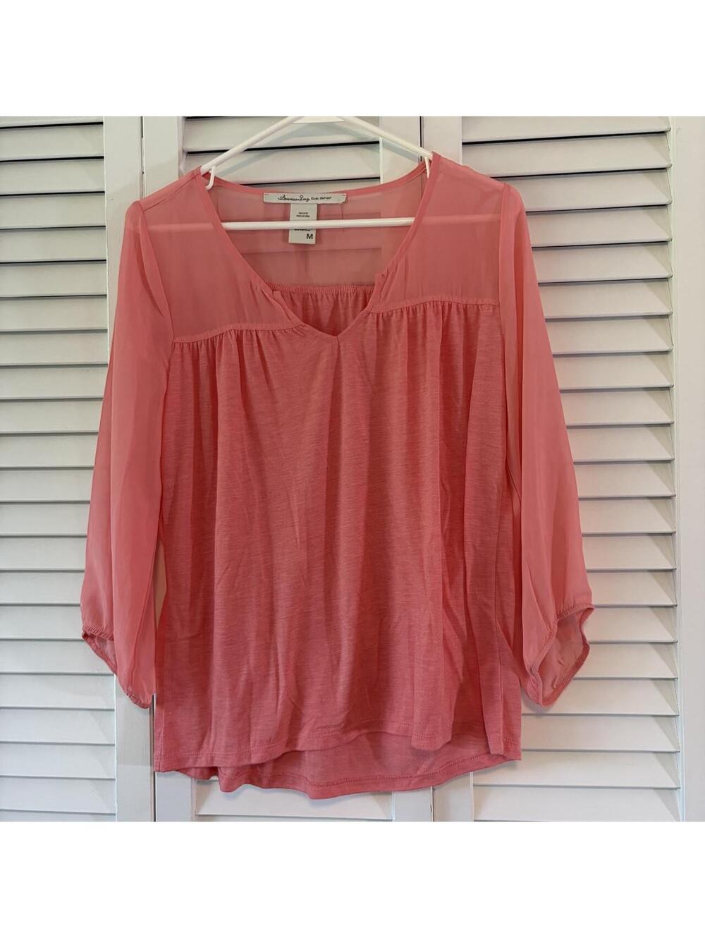 American Rag Cie Women's Pink Blouse